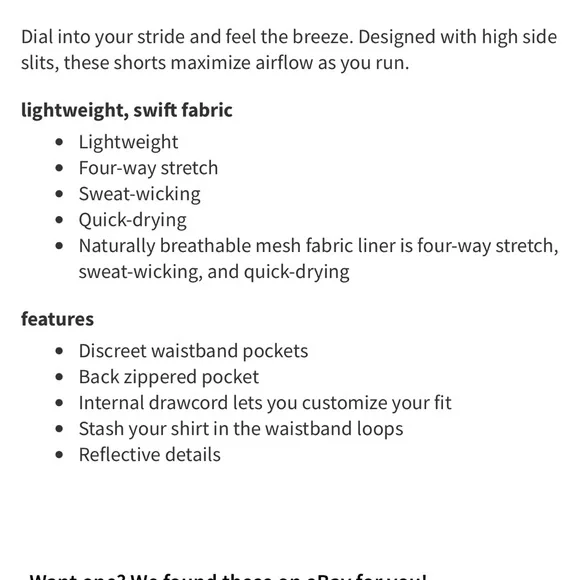 lululemon athletica Women's Airflow Bone Shorts 2” embossed size 6 - Picture 6 of 8